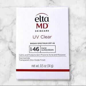 EltaMD UV Clear Broad-Spectrum SPF 46 Facial Sunscreen 0.5oz NEW 11/2 Exp 11/27